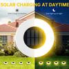 LED Solar Underground Light Waterproof Lawn Light Outdoor Decorative Lights Garden Floor Lamp Ground Lamp For Terraces Ground
