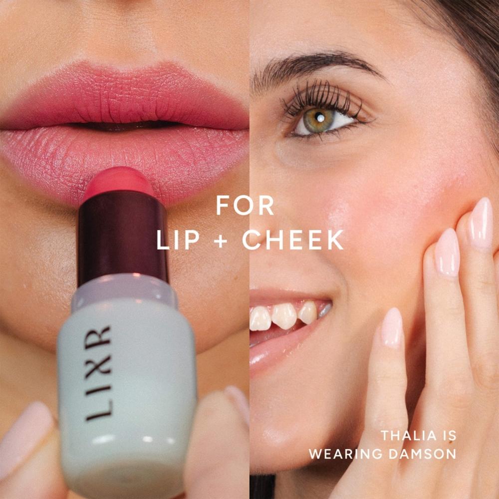 Lixr Beauty LixStick  Creamy Lip +cheek Tint Stick 0.18 Oz 5.2 G Primrose Wine Berry