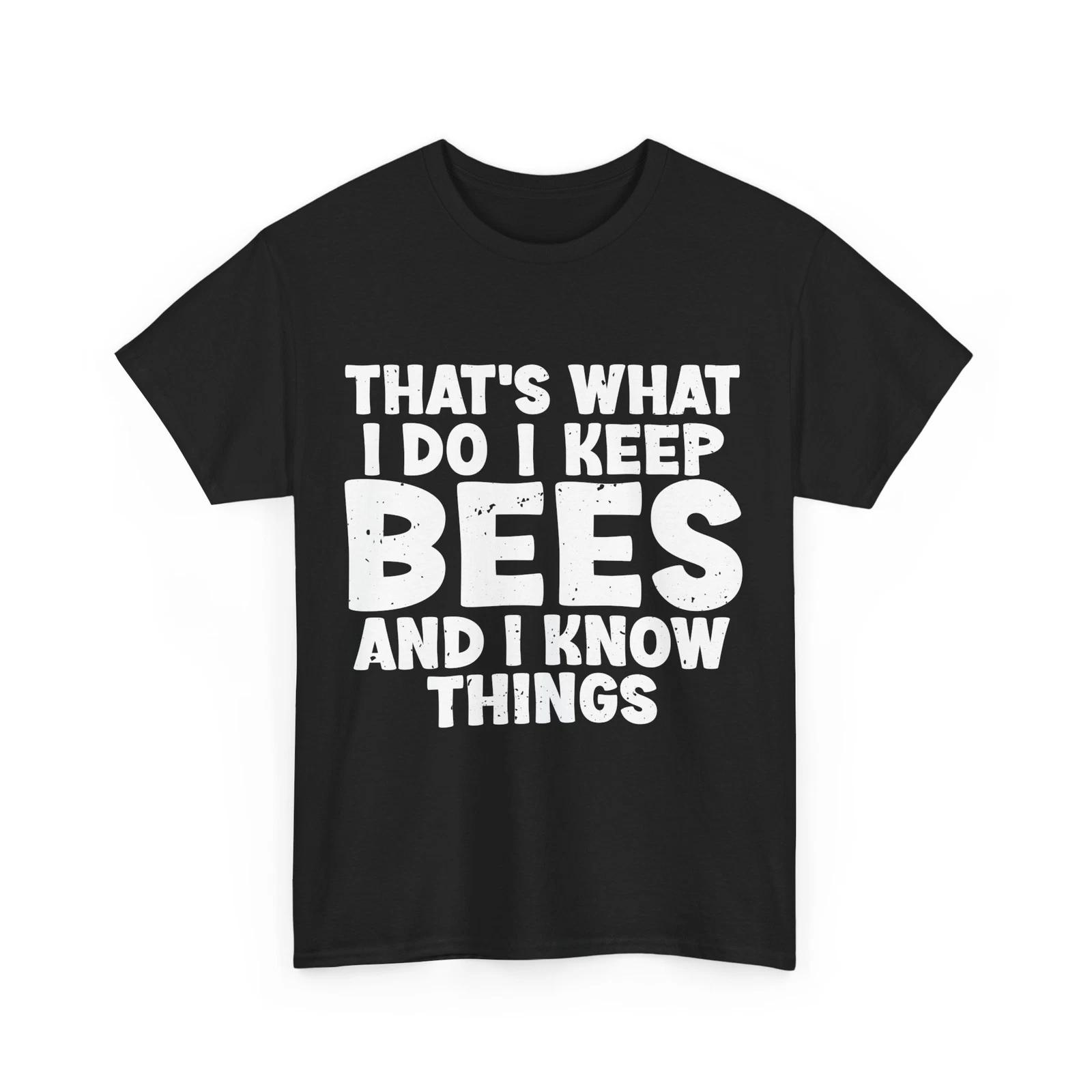 Beekeeping Shirt, I Keep Bees And I Know Things Beekeeper Vintage Shirt 3XL