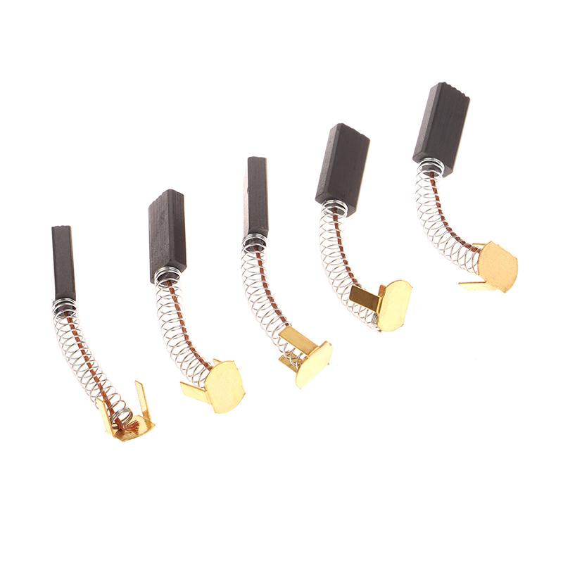 10Pcs Sealing Machine Centrifuge Carbon Brushs Electric Hammer Parts Graphite Brush Angular Polishing Machine Brush Accessories