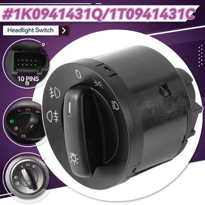 Comutator de control al farului pentru farul de ceață 1K0941431Q pentru VW Golf MK5 Caddy Jetta Touran 1T Passat EOS 1K0 941 431Q 1T0941431C