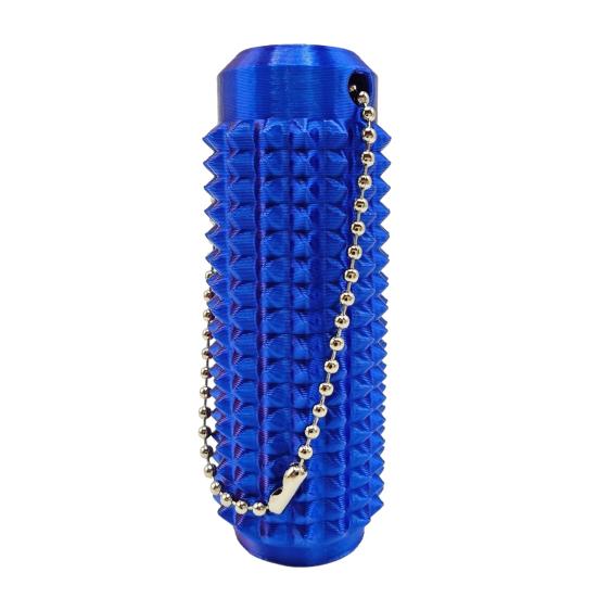 Spiky Grippie Stim Fidget Toy with Bead Chain Stress Relief Teens Adults Mini Pocket 3D Printed Pain Stimming Tool