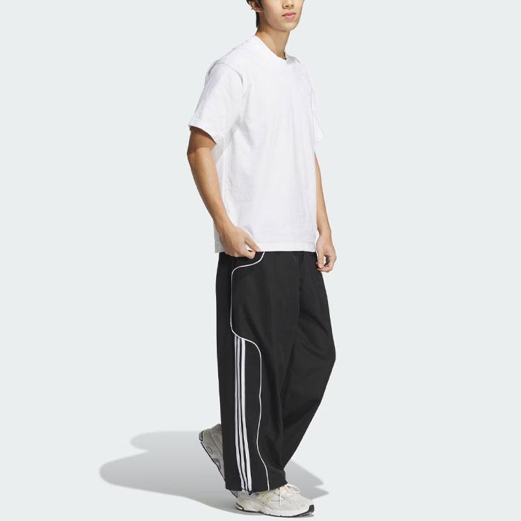Adidas Originals 3-Stripes Colorblock Joggers Men Pants Black JE3478