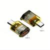 Type-C OTG Adapter Converter Support 10Gbps Data Transfer 120W Charging USB C Male to USB 3.2 Female Adapter Portable