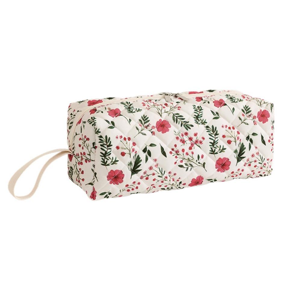 Soft Quilting Cotton Hair Dryer Storage Bag Dustproof Carrying Case Curler Storage Bag for Travel