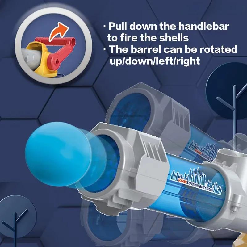 Children Toys Scale Cars Model Explosion-Proof Transporter Truck Cannon Firing Car Launching Sliding Outdoor Indoor Game Kids