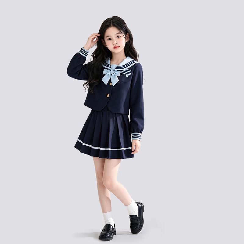 Girls' Sweet JK Sailor Suit Set