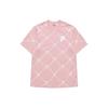 Fila Fusion Full Print Letter Round Neck Pullover Short Sleeve T-Shirt Unisex Tops Youth-Pink T11U326101F-PK