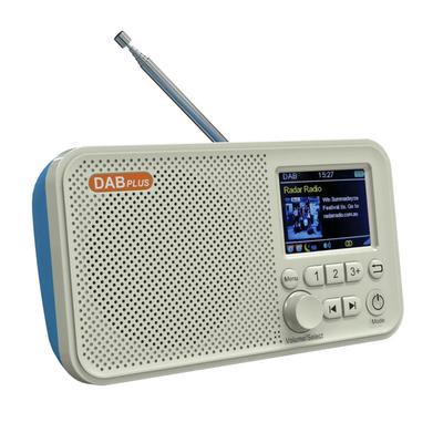 Portable Bluetooth Speaker European DAB Digital Radio 2.4-inch Color Screen Supports FM TF Card MP3 Music Player