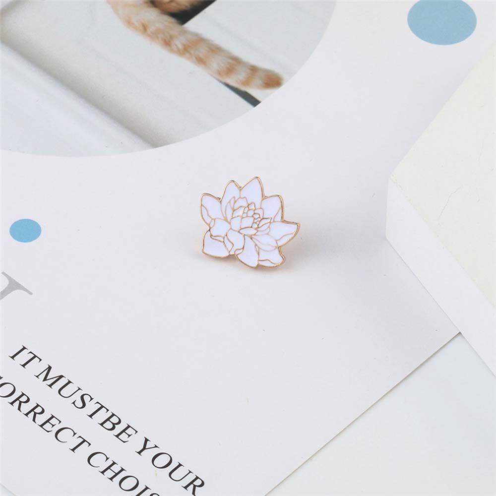 Lapel Pin Buddhism Travel Commemorative Lapel Brooch Lotus Flower Brooch Brooches Pin Enamel Pin