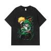 275 GSM Washed T-shirts 100% Cotton My Hero Academia V21 Print Unisex Heavy Cotton T Shirt