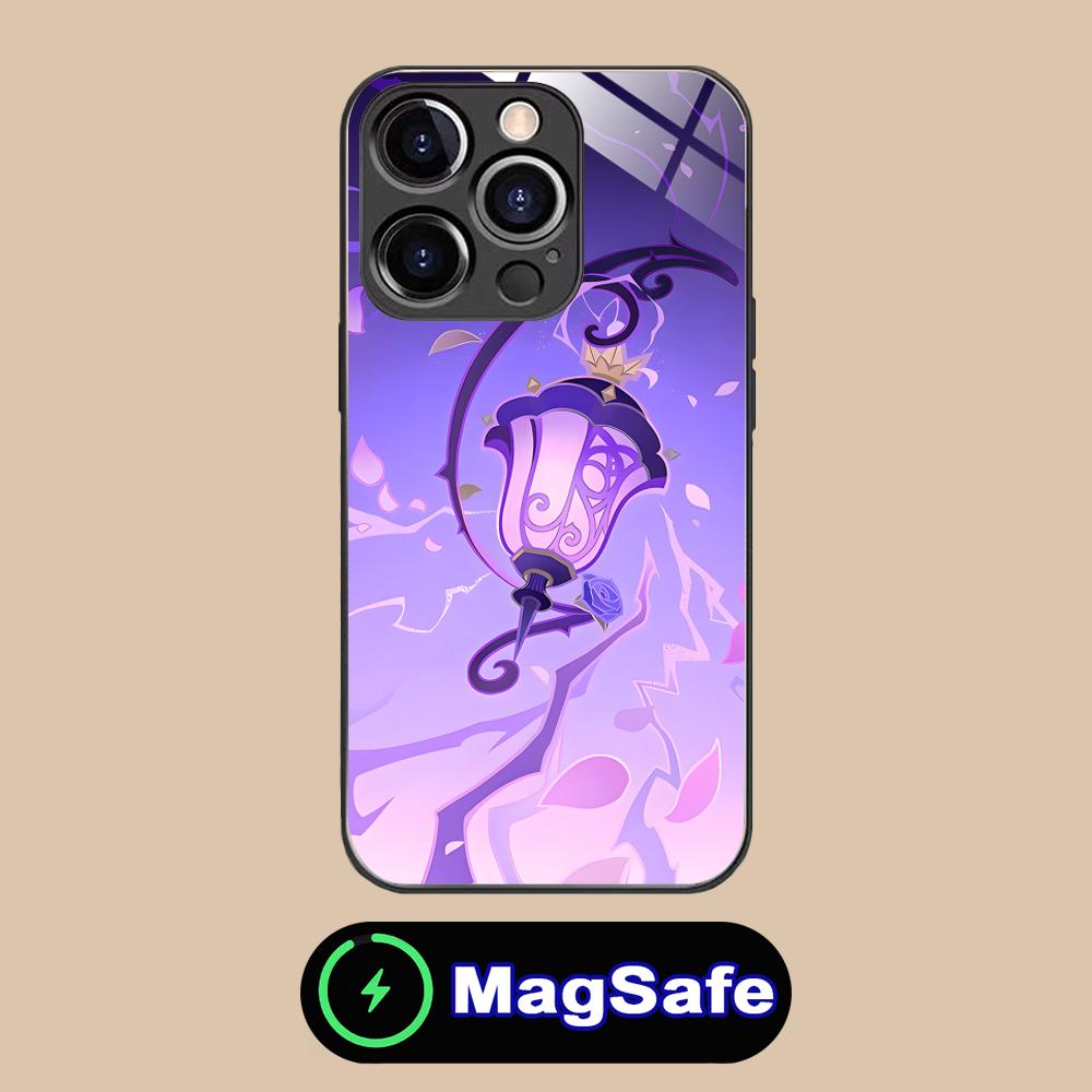 Game GI Lisa Mobile Phone Case for iPhone 17 16 15 14 13 12 11 Air Pro Max Plus Mini MagSafe Glass Colorful Cover Pretty Luxury