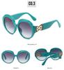 2023 Retro Oval Goose Egg Sunglasses - Versatile Large Frame with European & American Style