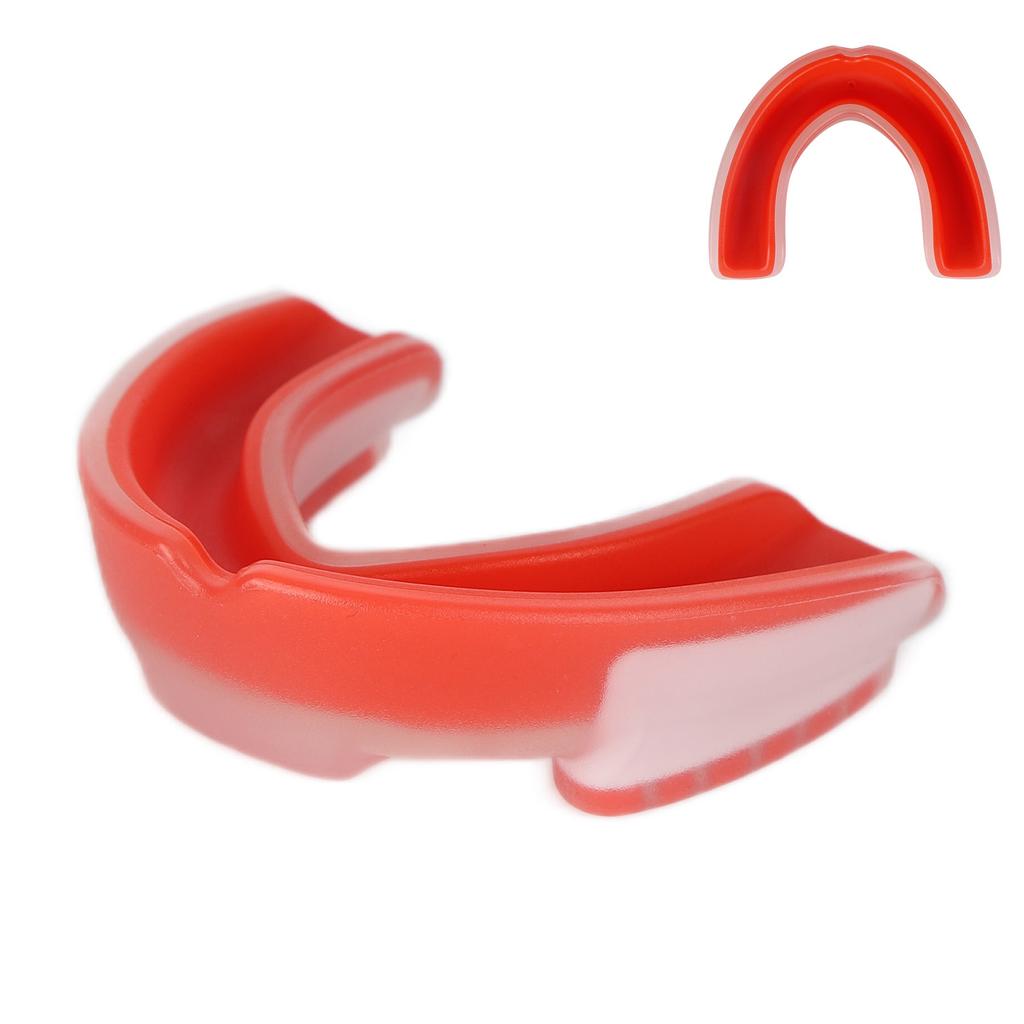 Sports Mouth Guard Football Shock Mouth Guards EVA Athletic Mouth Guards for AdultsRed White
