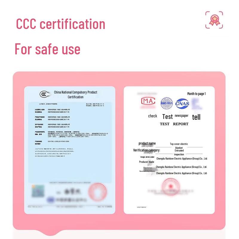 Rainbow Winter Electric Blanket