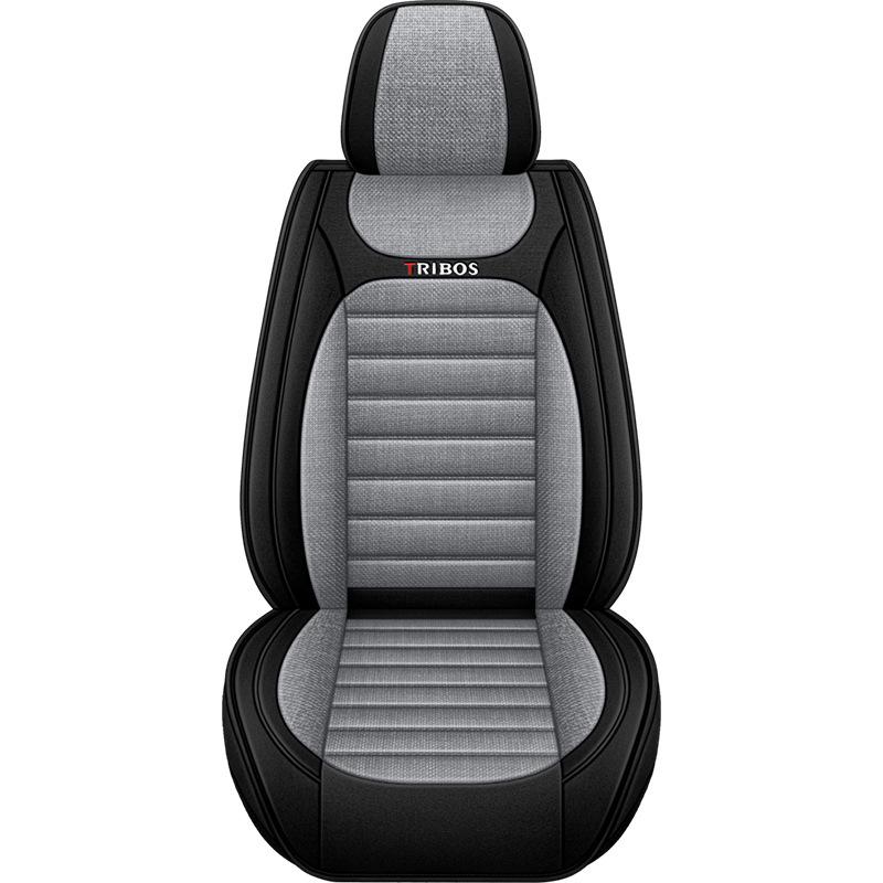 Linen Wrapped All-Season Breathable Car Seat Cushion Mat