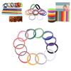 Id 12pcs Adjustable Collars Velcro Whelping Bands Puppy Kitten Newborn Tags Pet