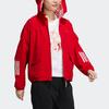 Adidas CNY Oboustranná sportovní bunda s kapucí Dámské svrchní oblečení Červená HC2803