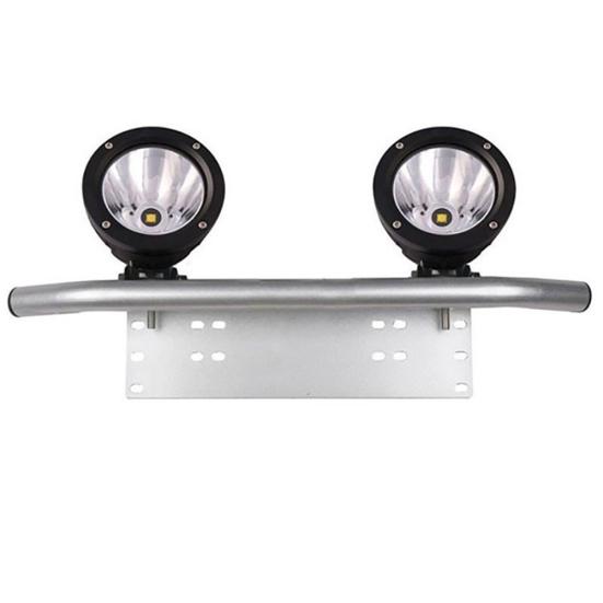 Mașină SUV Camion Bara de protecție față LED Lampă Suport de montare pentru plăcuță de înmatriculare