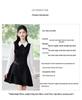 Elegant Faux Two-Piece A-line Shirt Dress