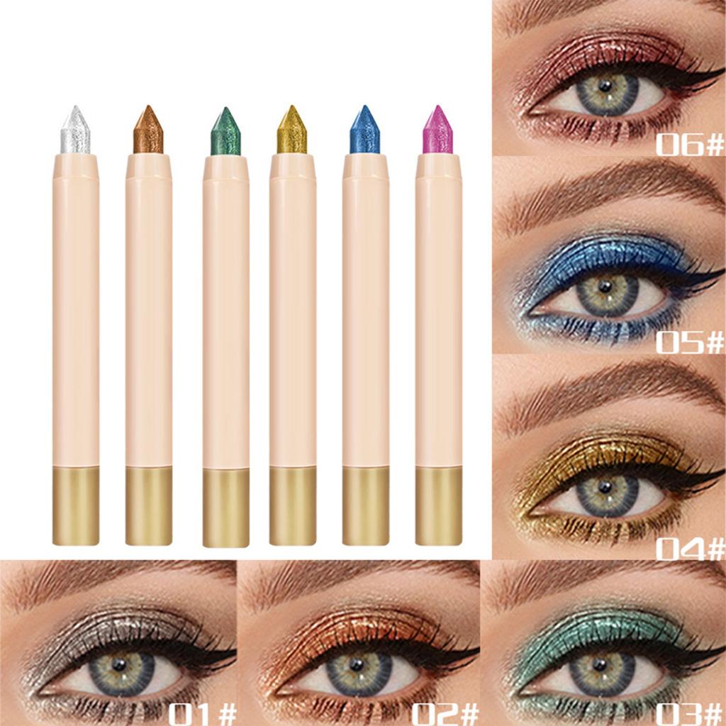 1 ks Vodotěsná tyčinka na oční stíny Hladký krémový třpyt Nemastná Dlouhotrvající tužka na oční stíny Tyčinka rozjasňovače Make-up Krása Nástroj