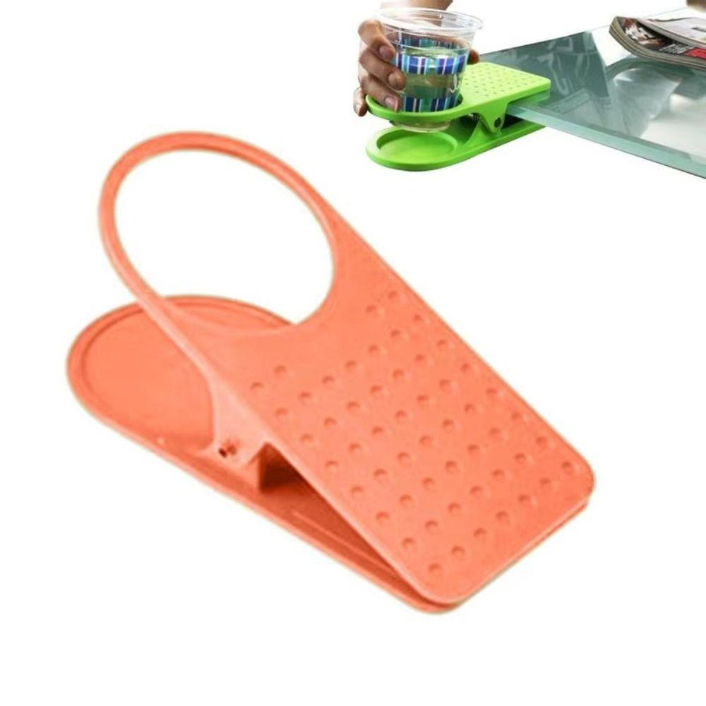 2Pcs Multi-functional Water Bottle Storage Tray Universal Desk Drinks Bracket Office