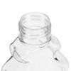 12Pcs Christmas Drink Balls Clear Pet Plastic Shatterproof Xmas Tree Bottles Aluminum Cap Leakproof Holiday Drink Containers
