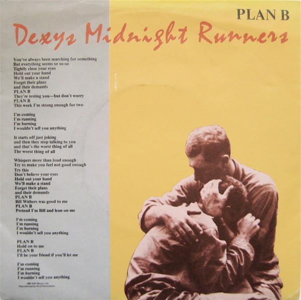 

7inch Record DEXYS MIDNIGHT RUNNERS Plan B R6046 EMI 1981 UK Rock Used