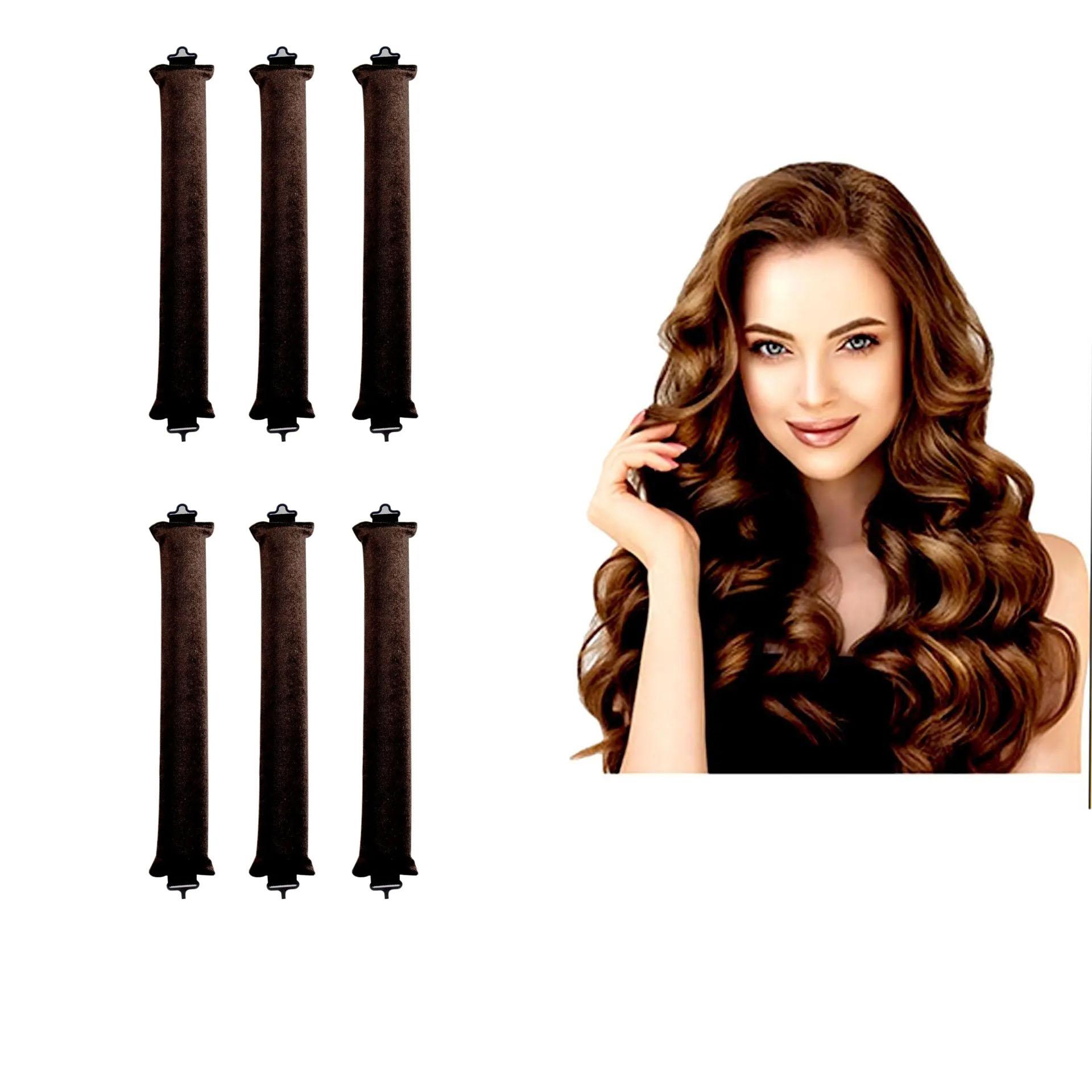 

Безнагріваюча плойка Пов язка на голову Ліниві бігуді Без нагріву Бігуді для волосся Кудрі М які гнучкі стрижні для сну з гачком Інструменти для укладання волосся