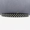 Authentic Double Pin Buckle Rivet Leather Belt - Western Style