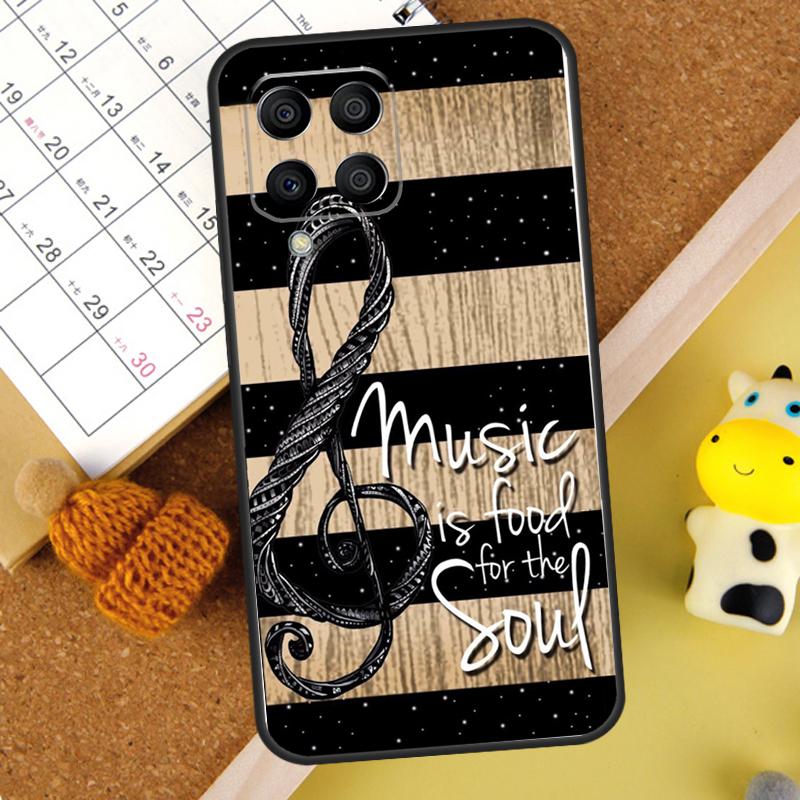 Music Note Musical Treble Clef Case For Samsung Galaxy M20 M11 M31 M35 M55 M15 M32 M16 M36 M56 M54 M23 M52 M34 M14 M13 M53