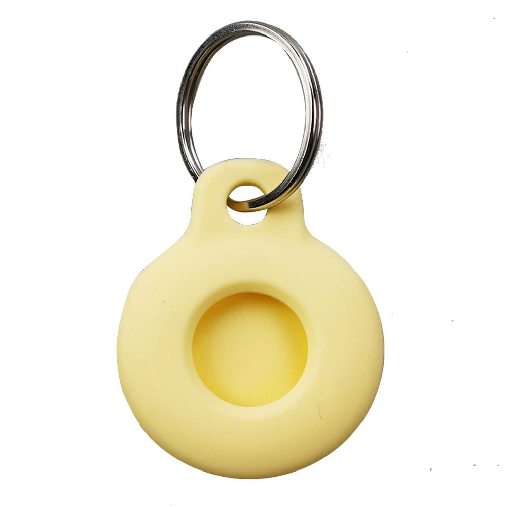 1PC Silicone For AirTags Tracker Locator Protective Case with Keychain Anti-lost Device Sleeve Smart Accesso ProtectsIm Pacting