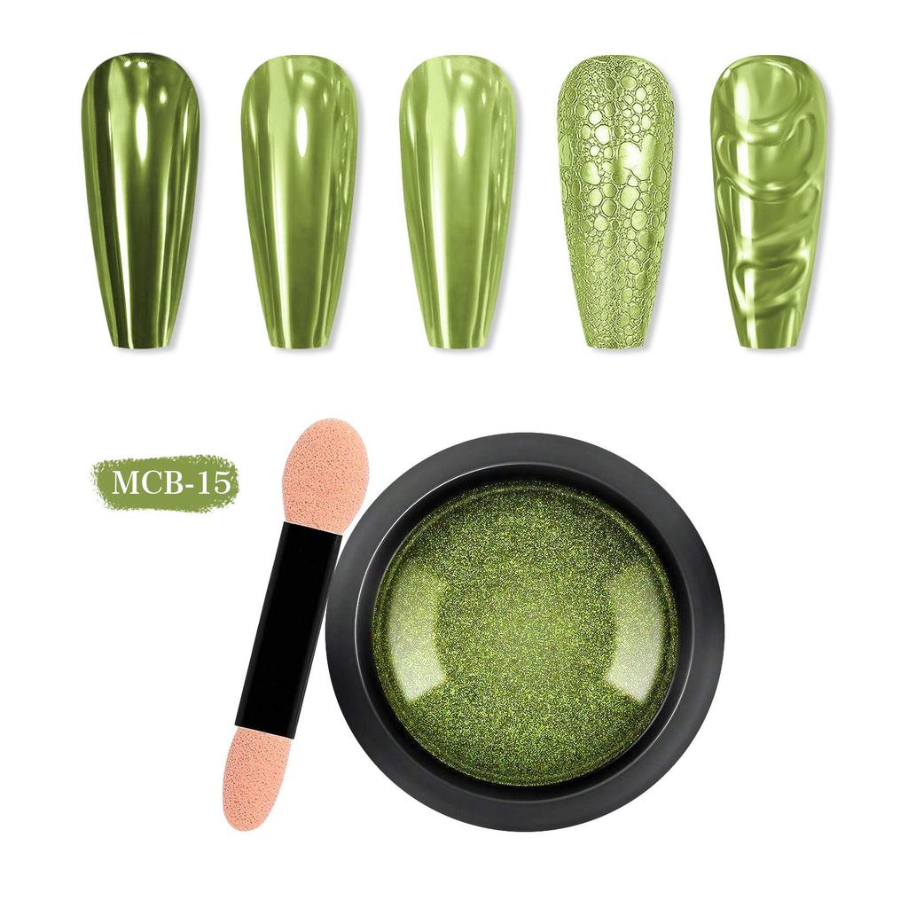 Electroplating Magic Mirror Nail Art Titanium Glitter Powder Set