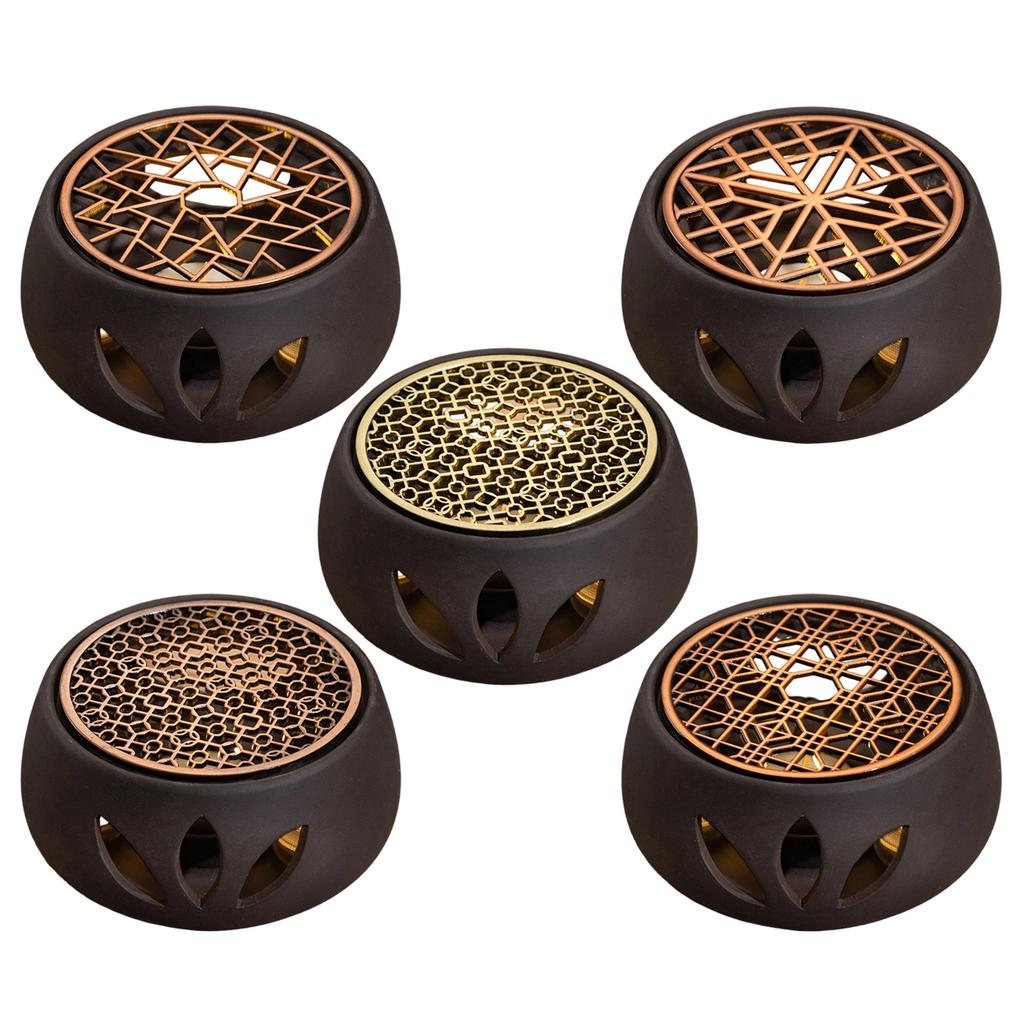Heat Resistant Ceramic Teapot Stand Quiet Operation Enhances Kitchen or Dining Table Decorating Ceramic Texture