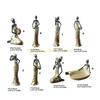 KX4B Handcrafteds African Black Woman Resins Figurine for Unique Home Decoration