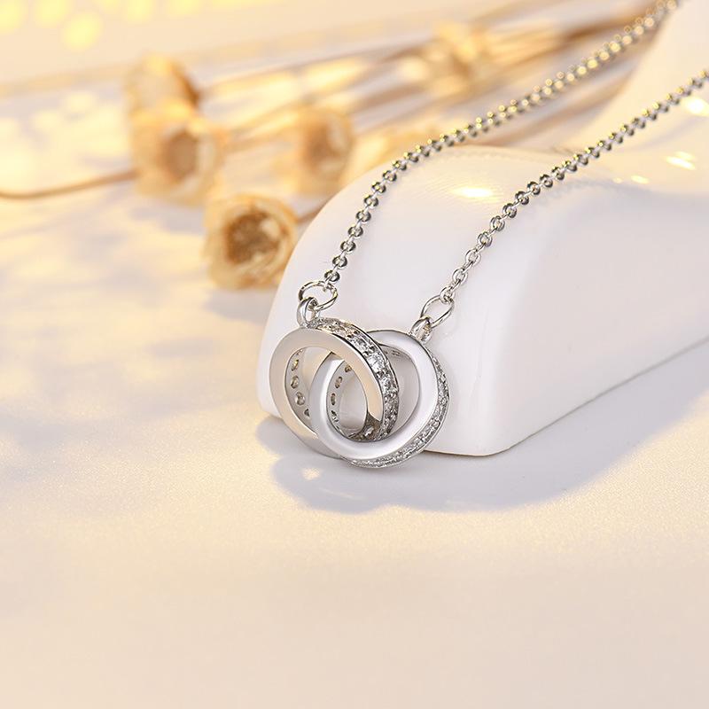 

Женское ожерелье Lindon, кулон из медного сплава, циркон, модный подарок