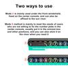 Temporary Parking Phone Number Plate Metallic Adhesive Pad Privacy-Protecting Phosphorescent Numbers Magnetic 5 Number Sets Phone Number Card