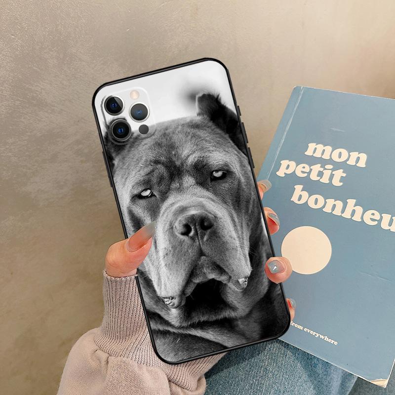Cane Corso Italian Mastiff Dog Phone Case For iPhone 13 12 Mini 11 14 15 16 Pro Max X XR XS Plus Bumper Cover