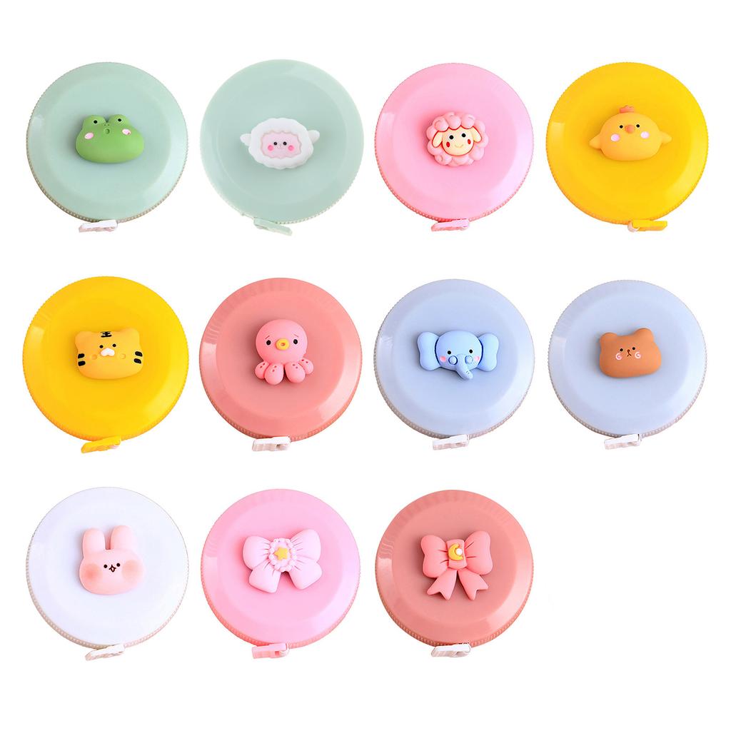 Mini Soft Cute Tape Measure Cartoon Design Tape Measure for Tailor Sewing Craft Cloth Measure Kids Body Height Waist