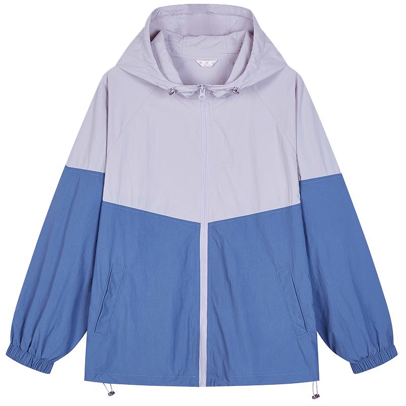 FULUOMI Girls  Color-block Hooded Jacket 150