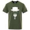 Summer Mens  Knit TShirt Top Quality 100 Cotton Breaking Bad Print For Men Oneck Cool Casual Loose Hip Hop Male Tee Top