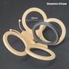 New Butterfly Shape Drink Carrier Reusable 4-cup Foldable Coffee Carrier Portable Bar Tool Drink Holder for Picnic Party Outside