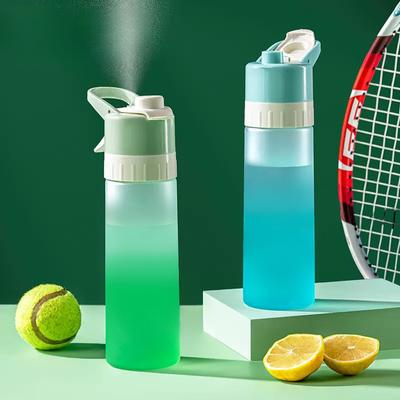 Nuovi Bicchieri d'Acqua a Spruzzo Gradiente da Celebrità Online, Bicchieri d'Acqua Sportivi all'Aperto di Alto Valore per Uomini e Donne, Bicchieri di Plastica a Spruzzo per Studenti.