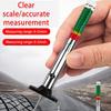 Tire Groove Depth Gauge - Clear Scale Display Tool, Tire Depth Checker for Beginners