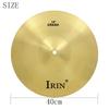 IRIN Brass Cymbal 8''10''12'' Inch Gold Gong Jazz Drum Durable Brass Splash Crash Kide Hi-Hat Cymbals Percussion Accessory