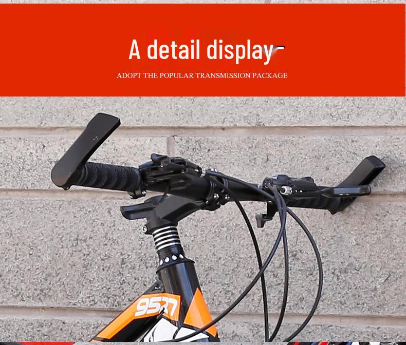 Adult Off-Road Mountain Bike with 4.0 Tires & Shock Absorption for Men, Women & Students