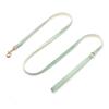 Adjustable White Tea Velvet Cat Collar with Bell - Cute & Comfy Pet Collar