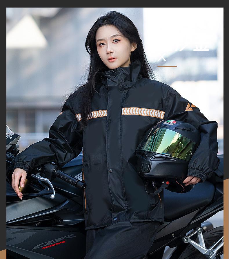 Unisex Long Raincoat Overcoat Set for Hiking & Travel