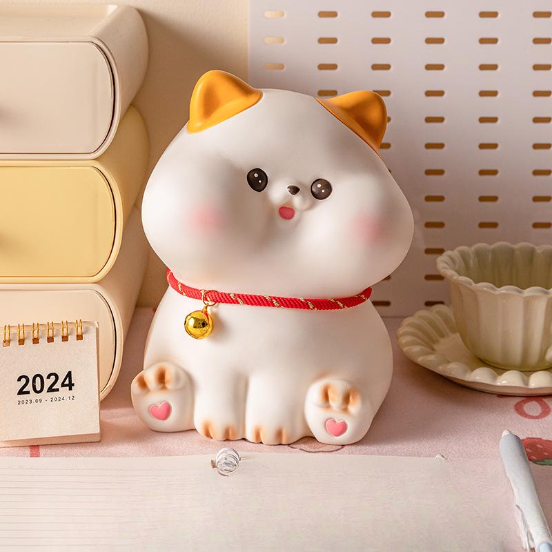 

Новая детская копилка Dingdang Cat, большая емкость, можно входить и выходить, детская копилка для украшения учебы, подарок на 1 июня