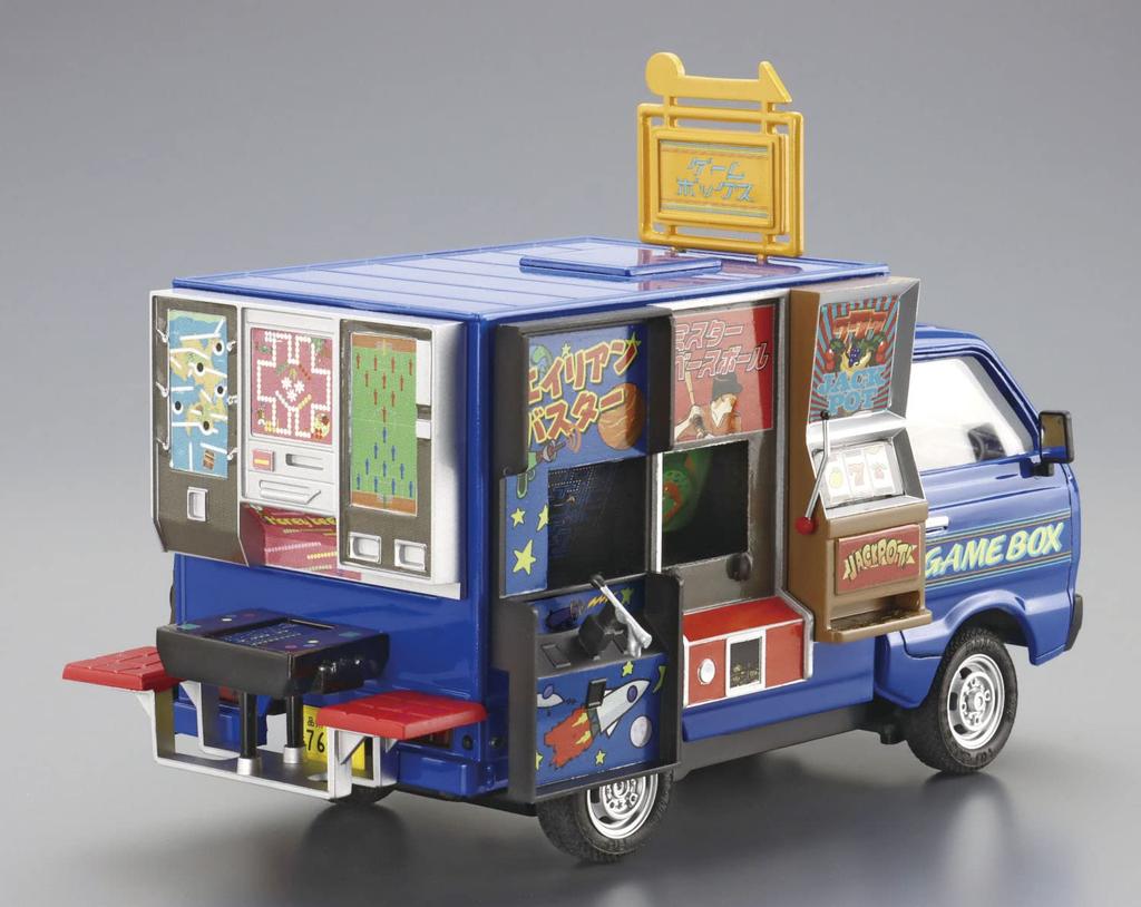 Aoshima Bunka Kyozai Mobile Vendor Series 4 Game Center Plastic Model Kit Co., Ltd. (AOSHIMA) 1/24 No.